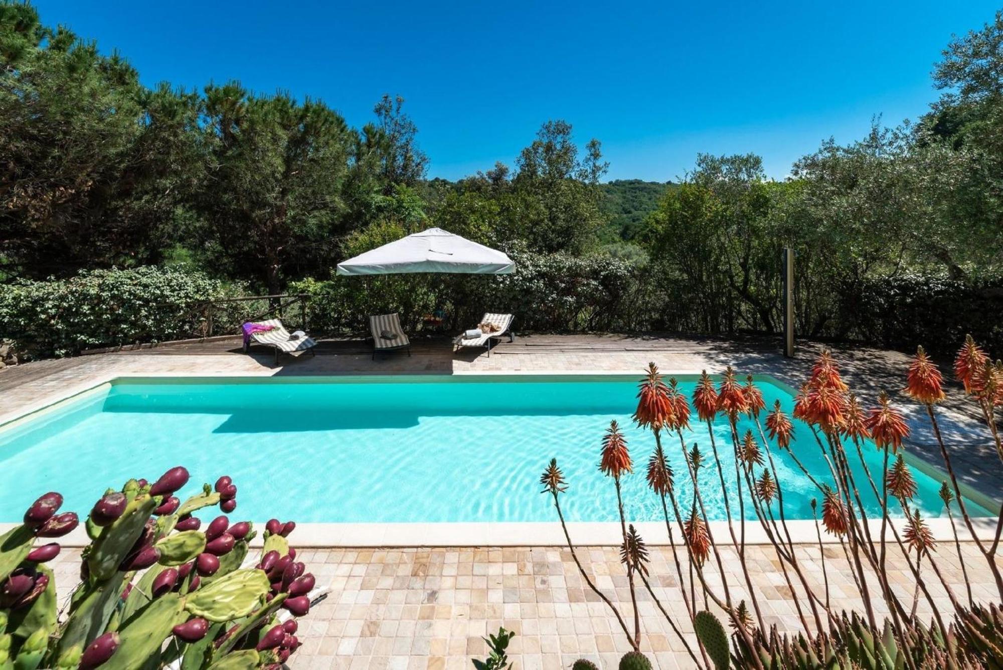 Meernahes Ferienhaus Casa Cantagallo Mit Pool Villa Fermo Eksteriør bilde