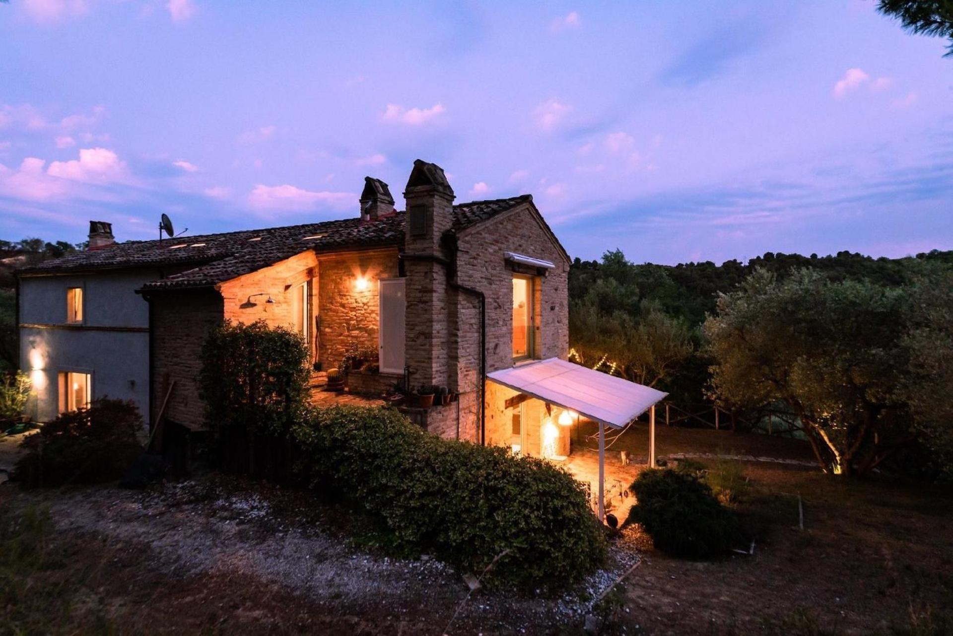 Meernahes Ferienhaus Casa Cantagallo Mit Pool Villa Fermo Eksteriør bilde